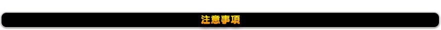 注意事項
